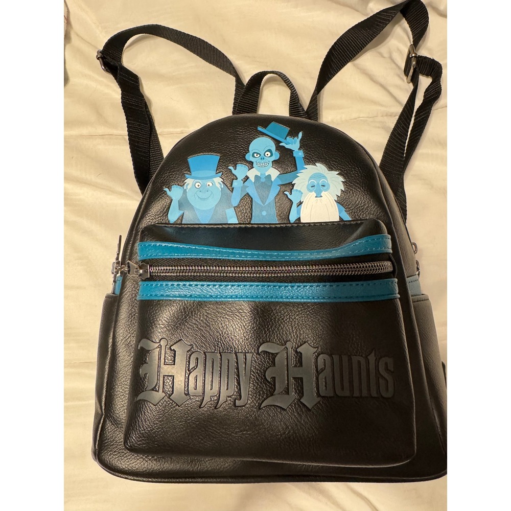 Loungefly Disney Haunted Mansion Hitchhiking Ghosts Mini Backpack Happy Haunts